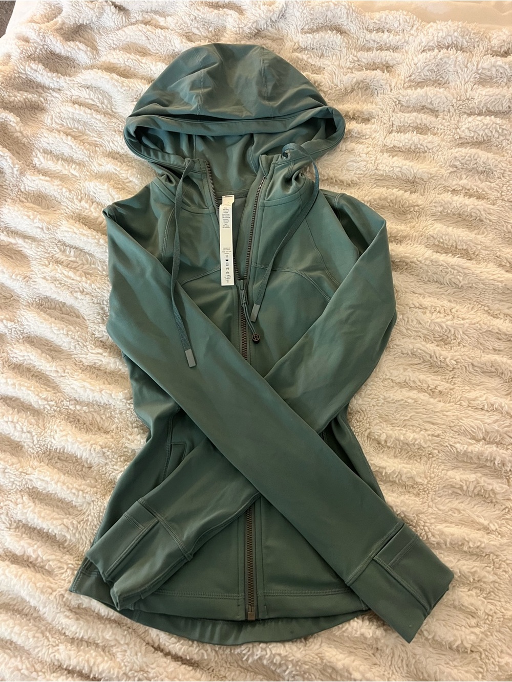 lululemon athletica Sage Green Full-Zip Hoodie